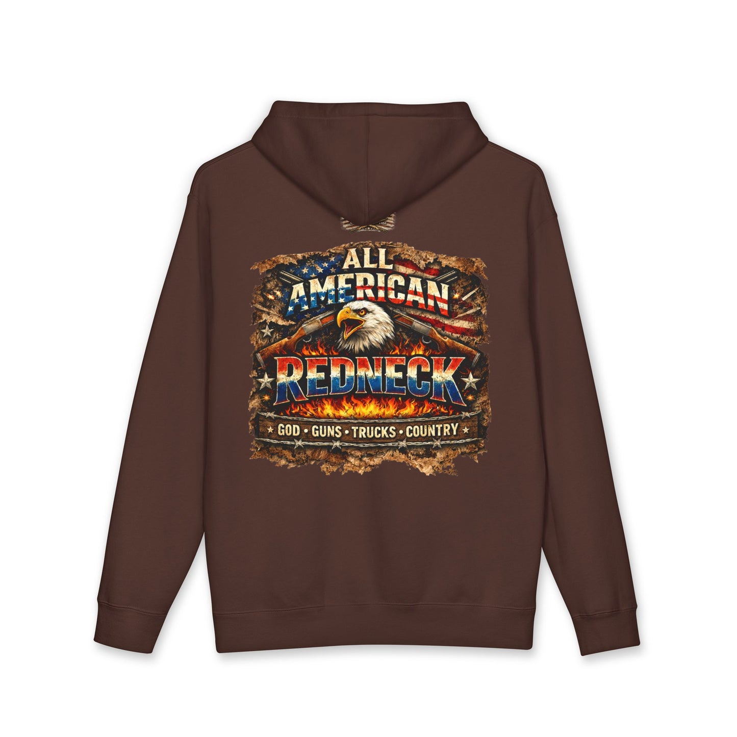All American Redneck Hoodie – Built Loud, Worn Proud U.S.A.