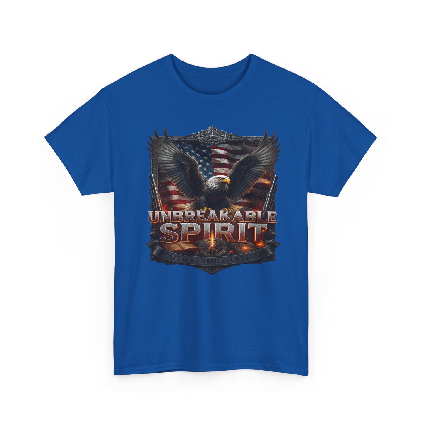 Unbreakable Spirit Tee – American Strength & Freedom Graphic Shirt