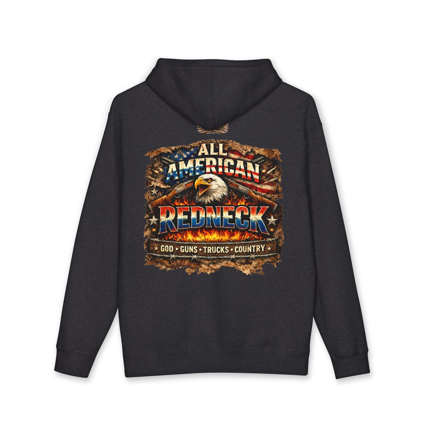 All American Redneck Hoodie – Built Loud, Worn Proud U.S.A.