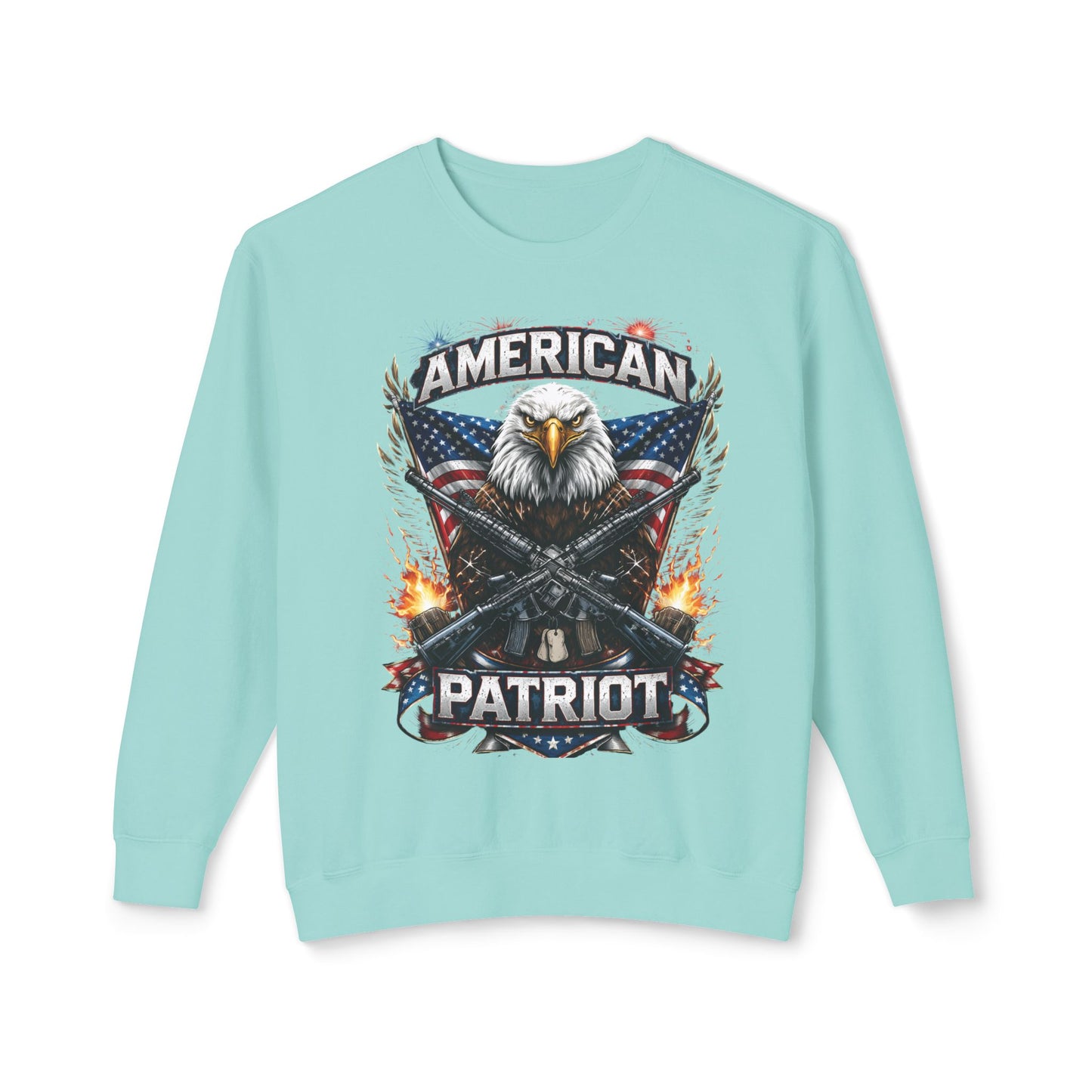 Patriotic Eagle Shirt – American Flag Graphic Tee for Men | American Patriot Sweatshirt
