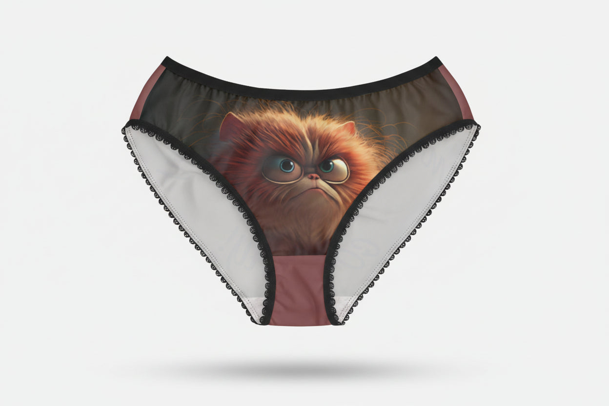 Grumpy Cat Briefs – Cute Face, Zero Patience
