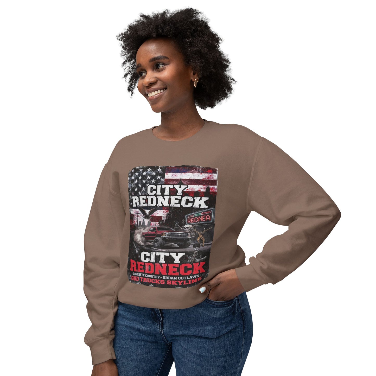 City Redneck Sweatshirt – Concrete Country. Urban Outlaw.