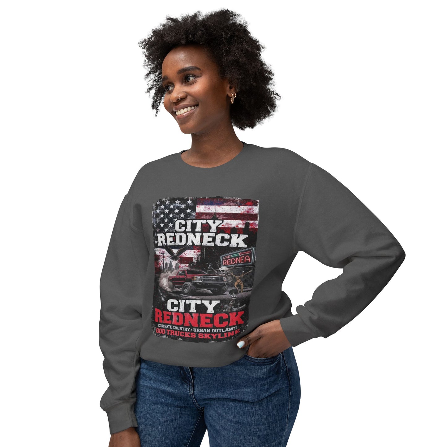 City Redneck Sweatshirt – Concrete Country. Urban Outlaw.