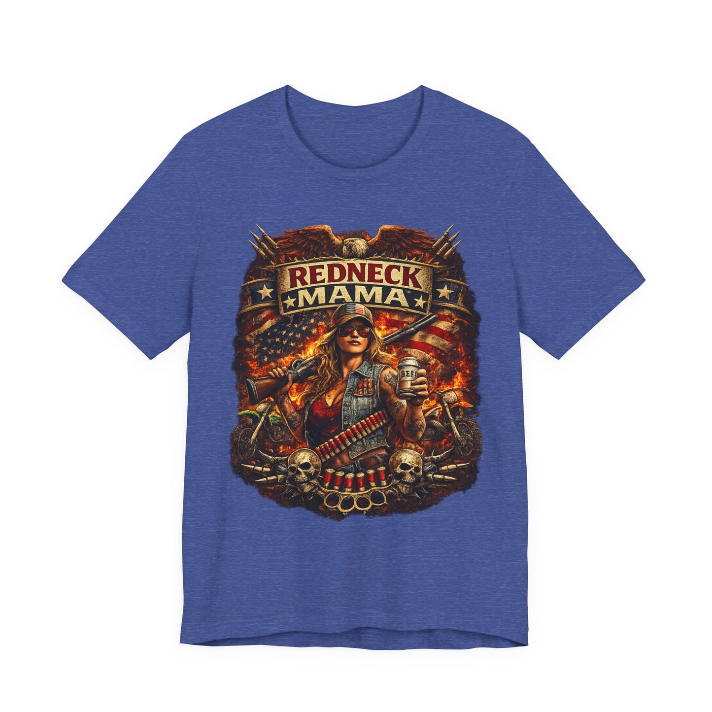 REDNECK MAMA – Badass Patriotic Country Girl T-Shirt
