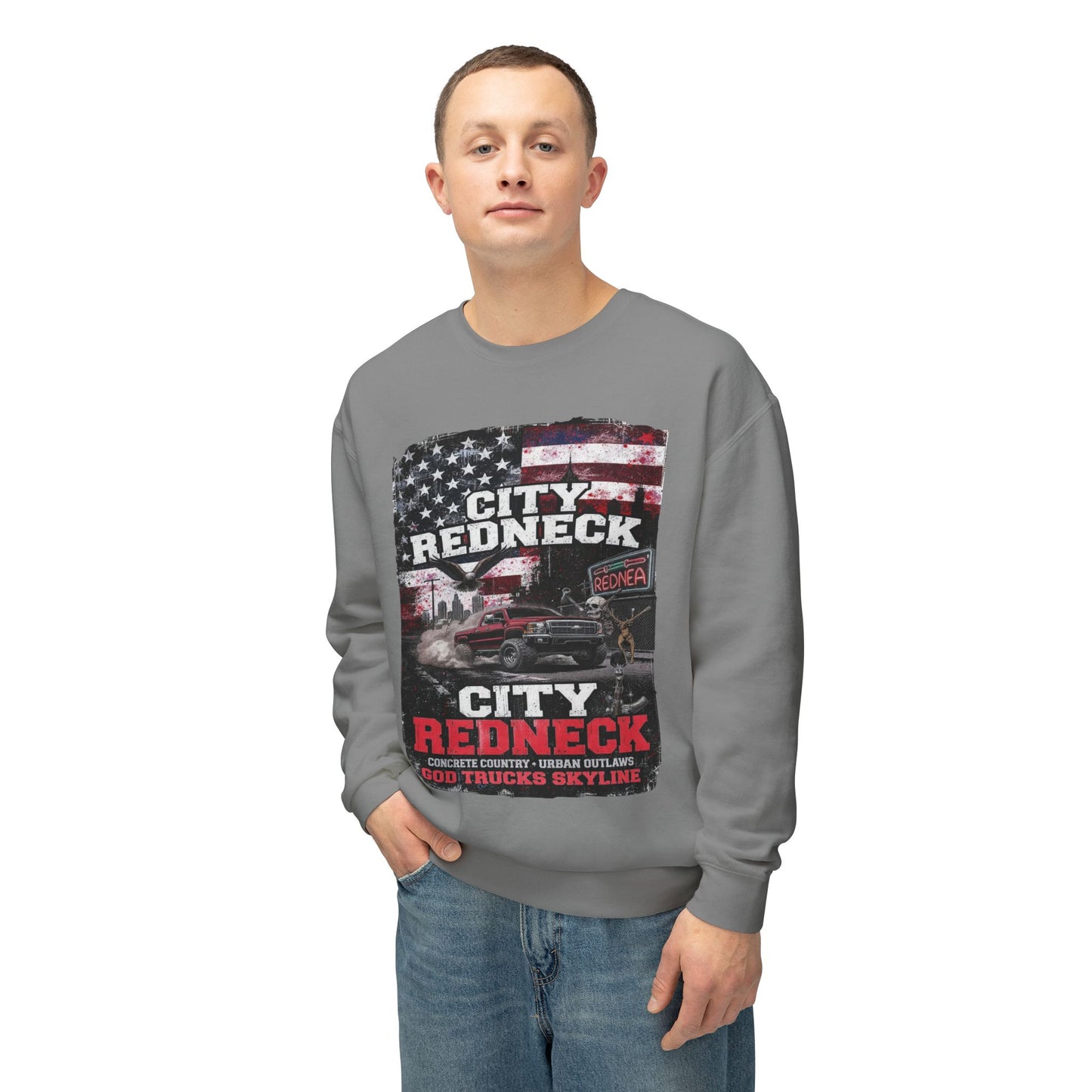City Redneck Sweatshirt – Concrete Country. Urban Outlaw.