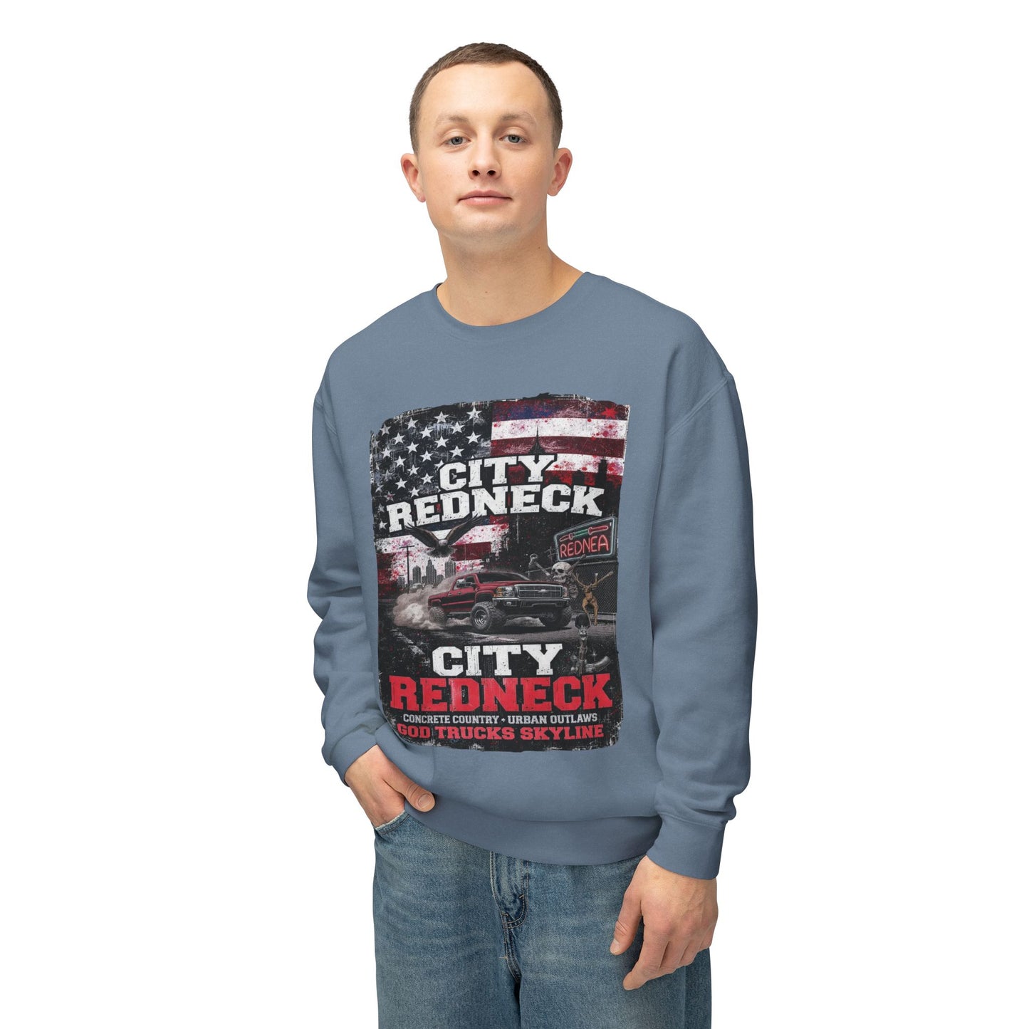 City Redneck Sweatshirt – Concrete Country. Urban Outlaw.