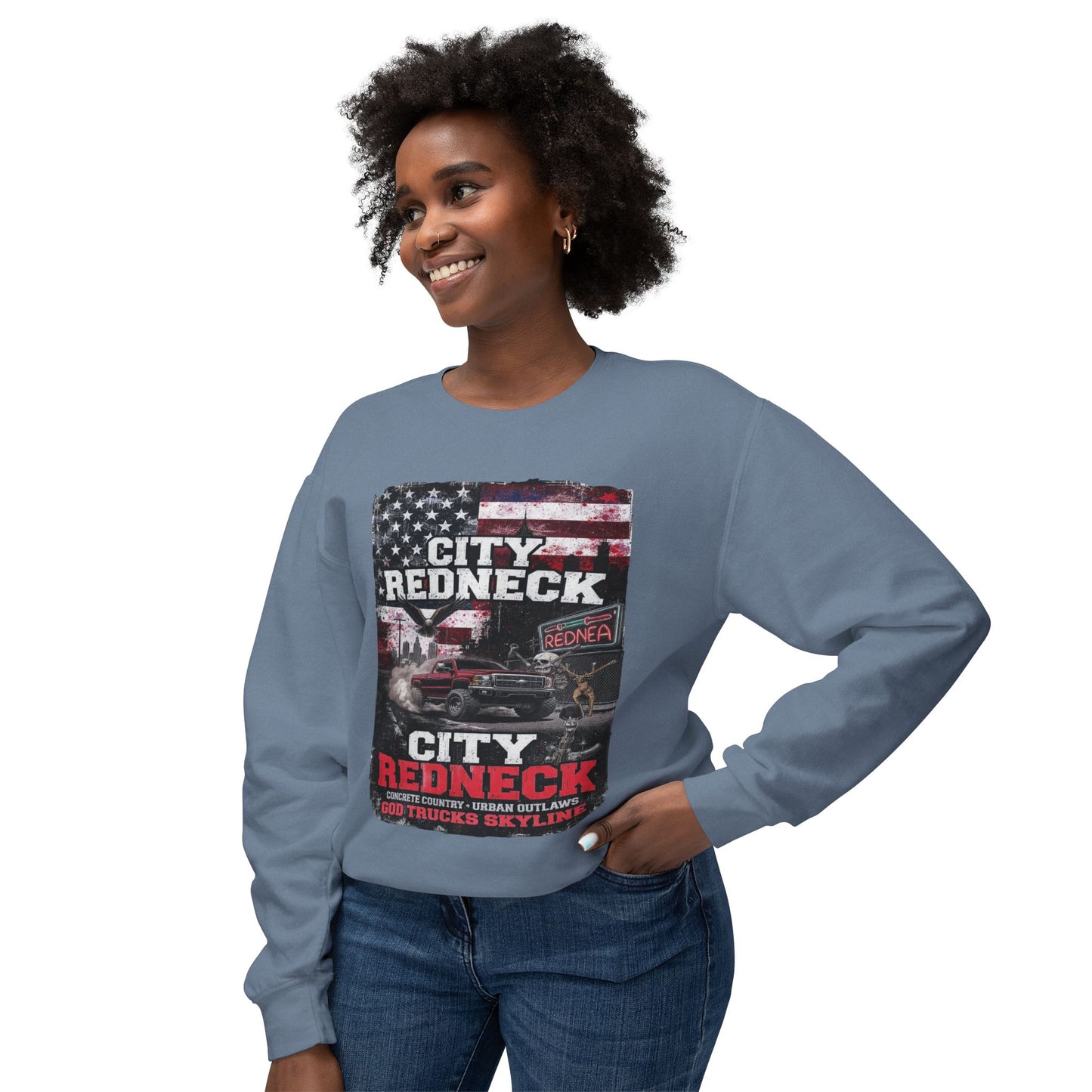 City Redneck Sweatshirt – Concrete Country. Urban Outlaw.