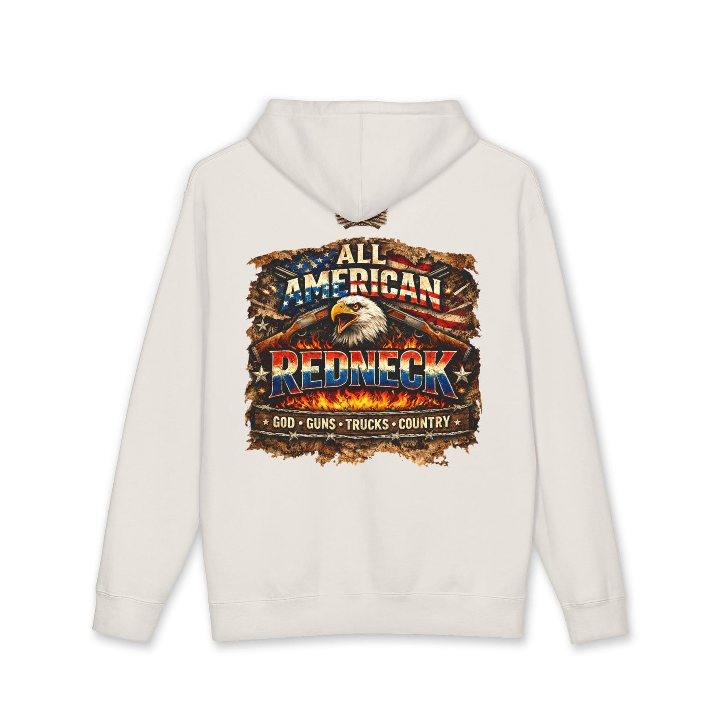 All American Redneck Hoodie – Built Loud, Worn Proud U.S.A.