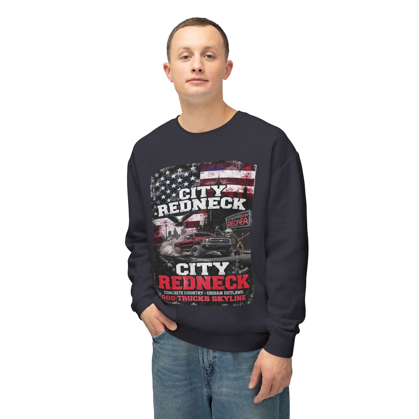 City Redneck Sweatshirt – Concrete Country. Urban Outlaw.