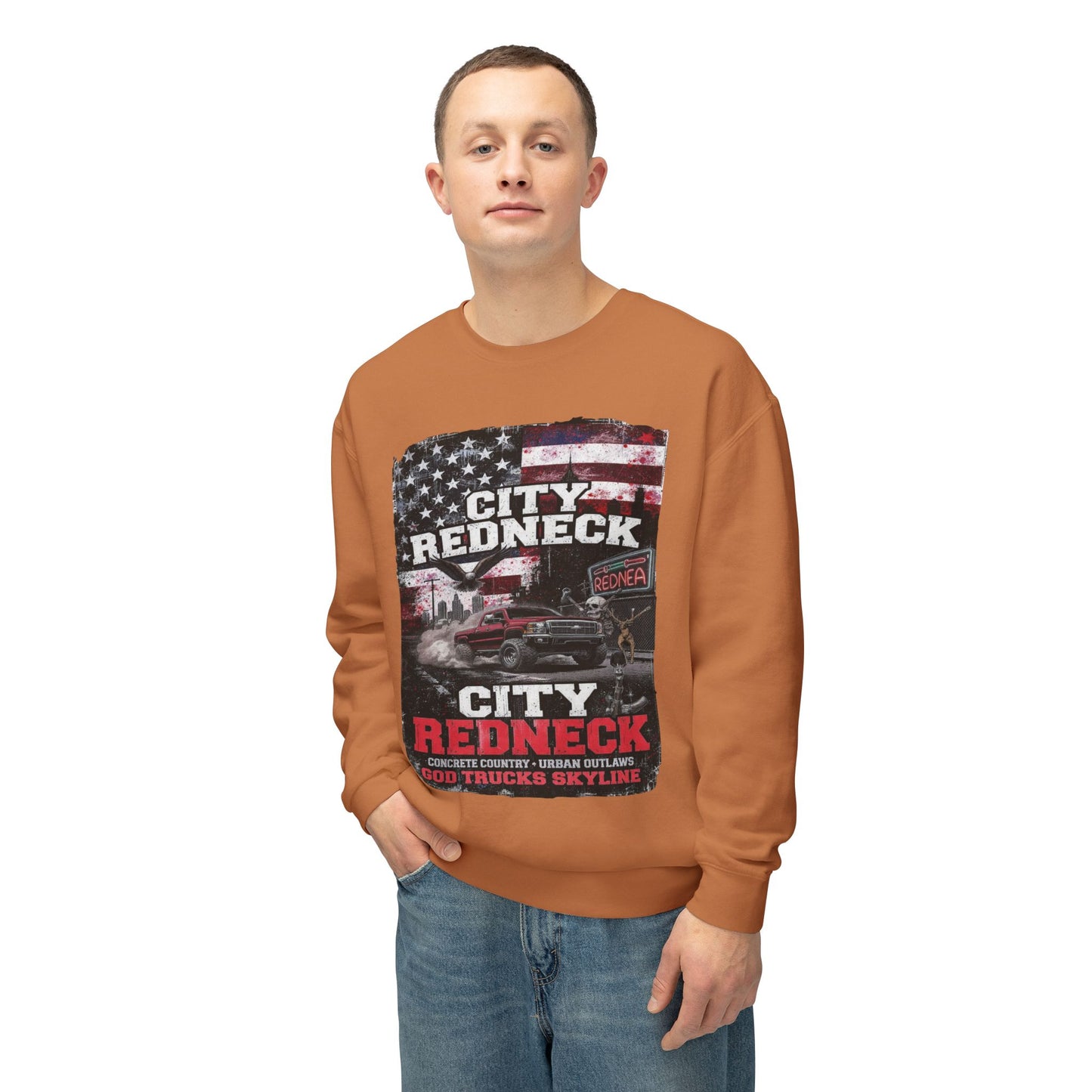 City Redneck Sweatshirt – Concrete Country. Urban Outlaw.