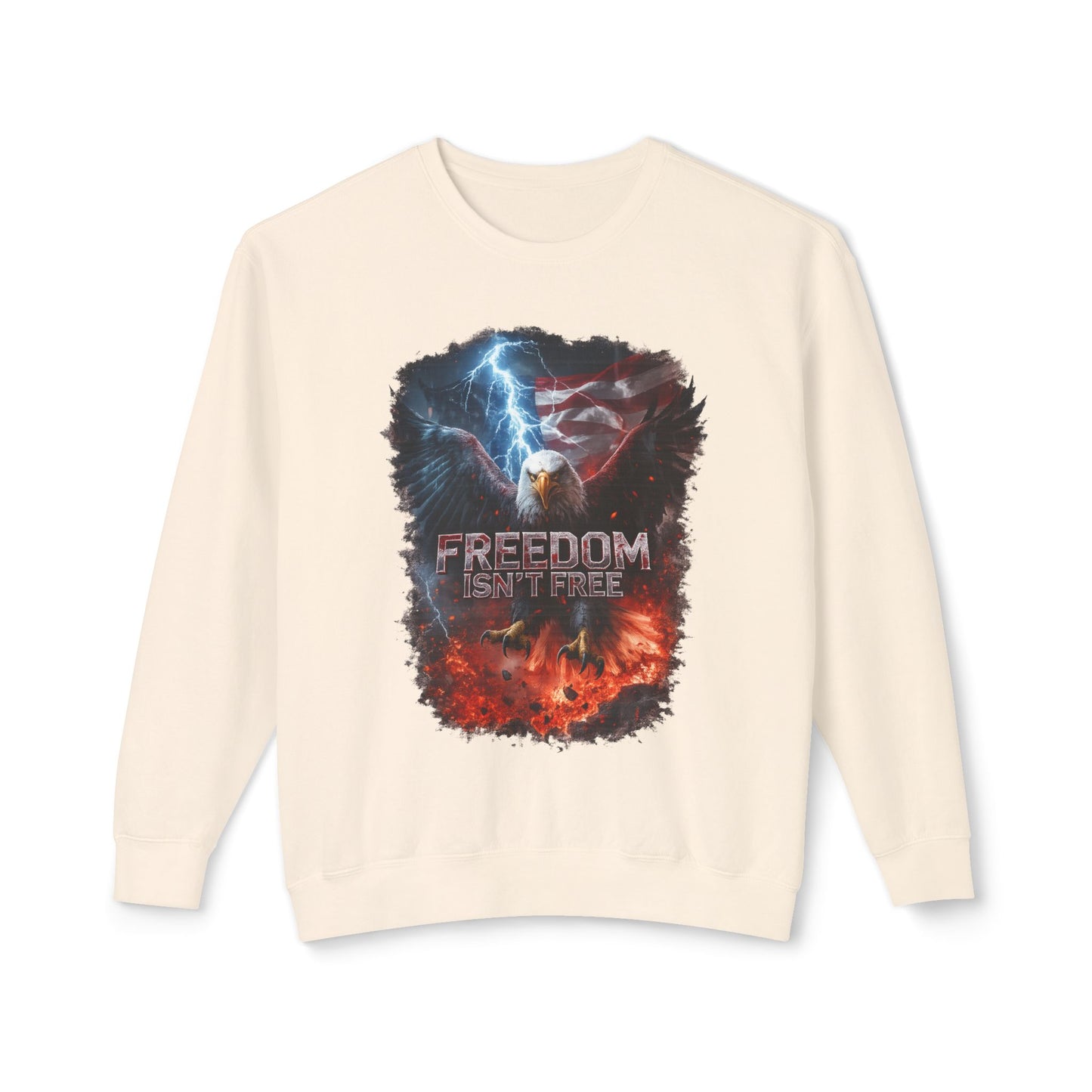 FREEDOM ISN’T FREE – American Eagle Patriotic Sweatshirt