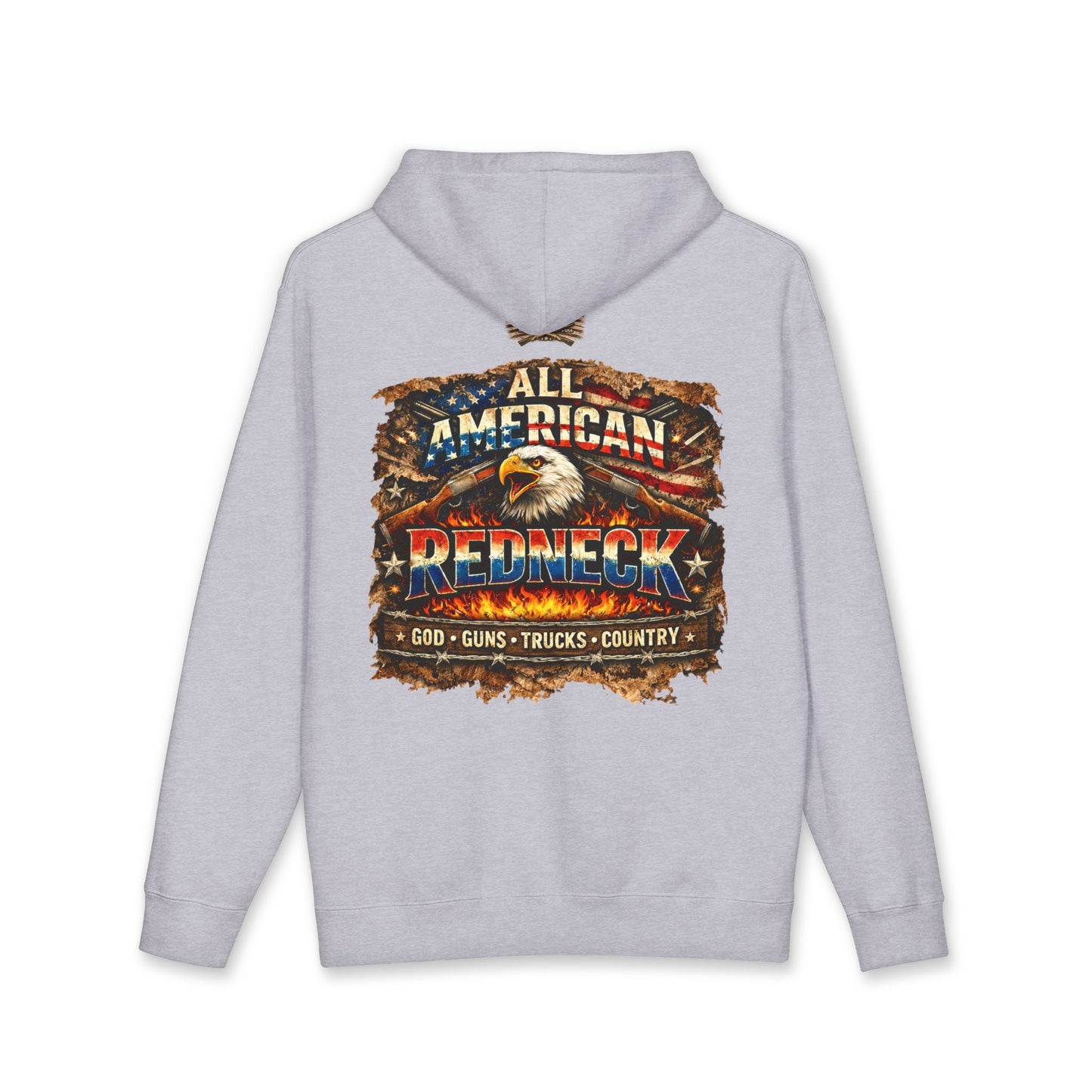 All American Redneck Hoodie – Built Loud, Worn Proud U.S.A.