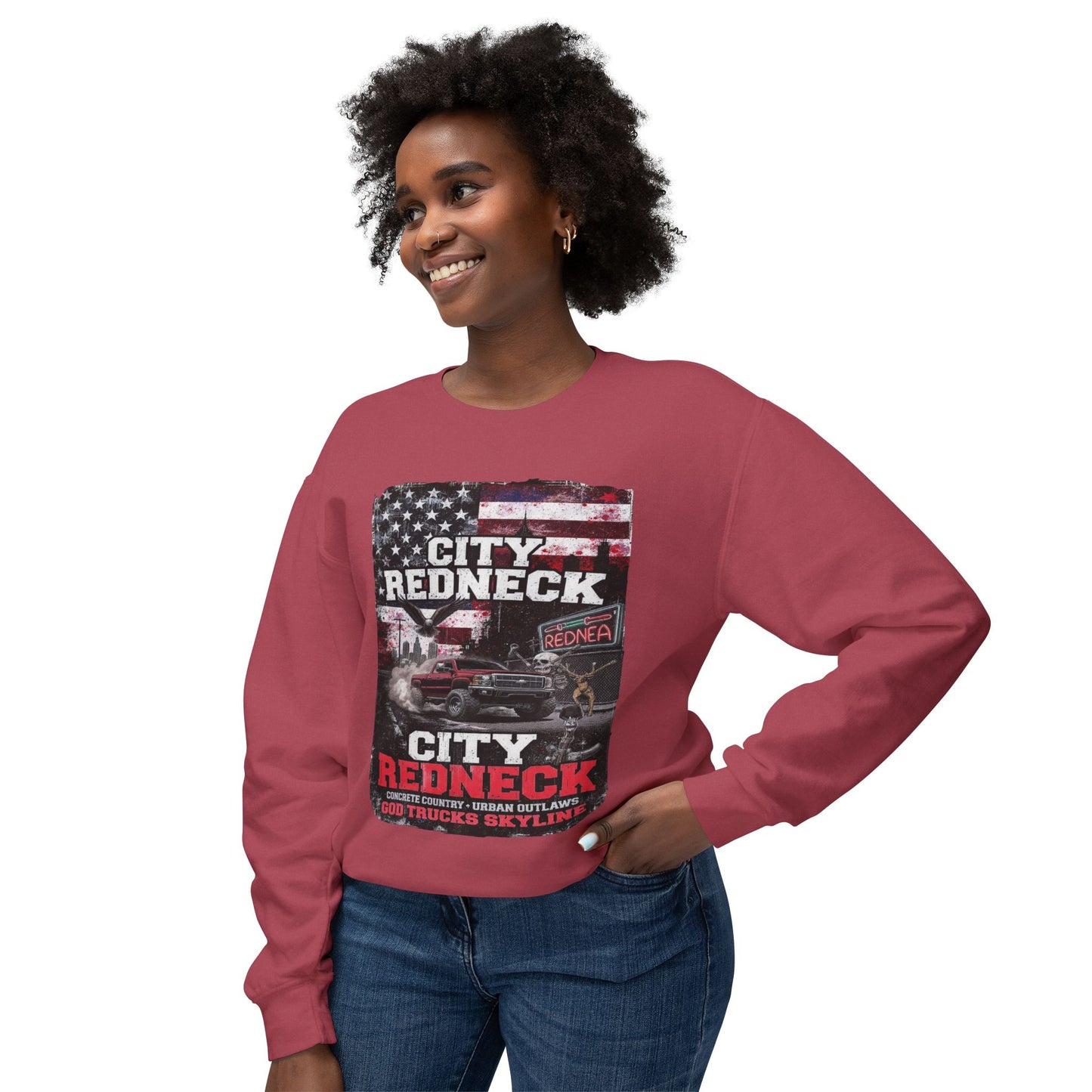 City Redneck Sweatshirt – Concrete Country. Urban Outlaw.