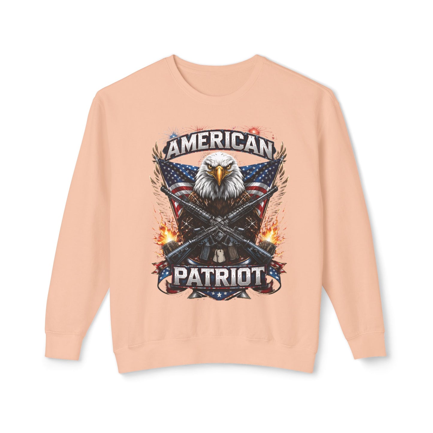 Patriotic Eagle Shirt – American Flag Graphic Tee for Men | American Patriot Sweatshirt