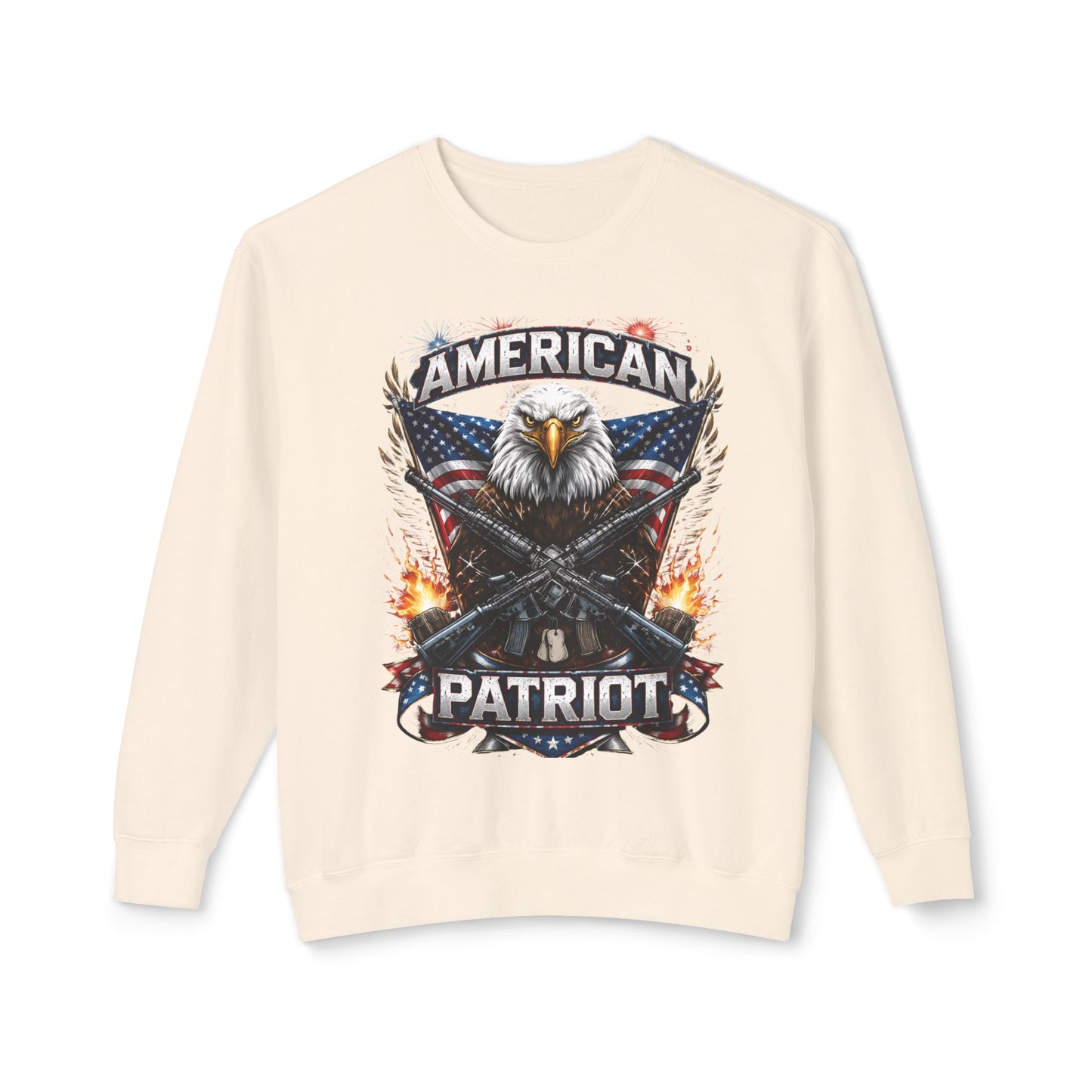 Patriotic Eagle Shirt – American Flag Graphic Tee for Men | American Patriot Sweatshirt