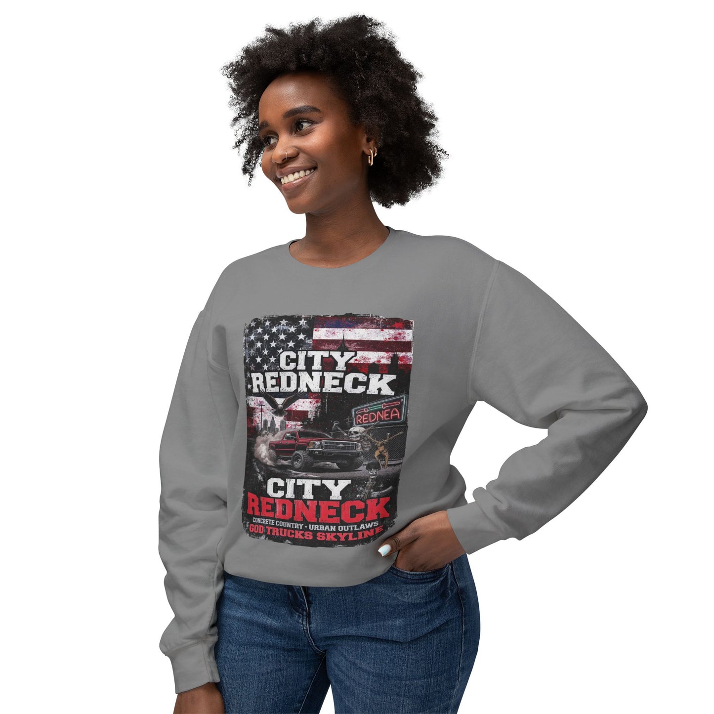 City Redneck Sweatshirt – Concrete Country. Urban Outlaw.