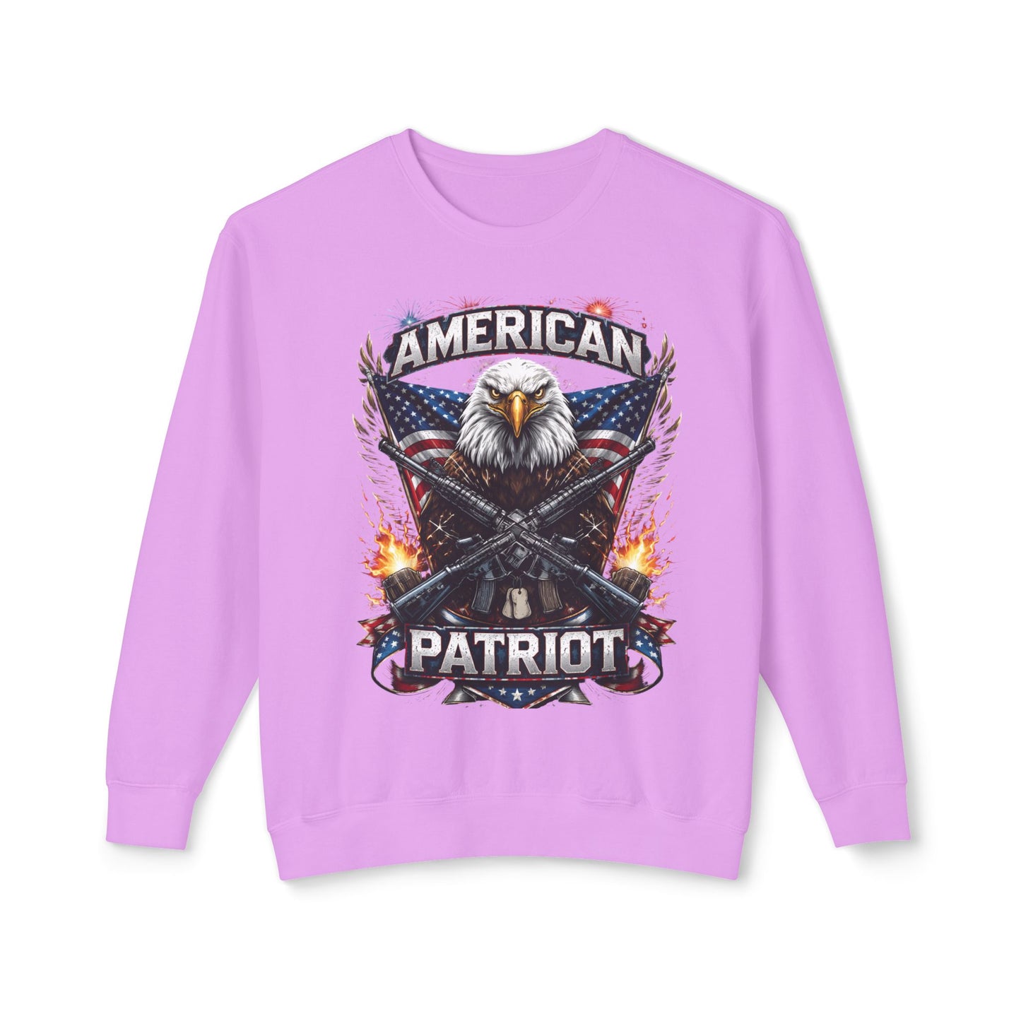 Patriotic Eagle Shirt – American Flag Graphic Tee for Men | American Patriot Sweatshirt