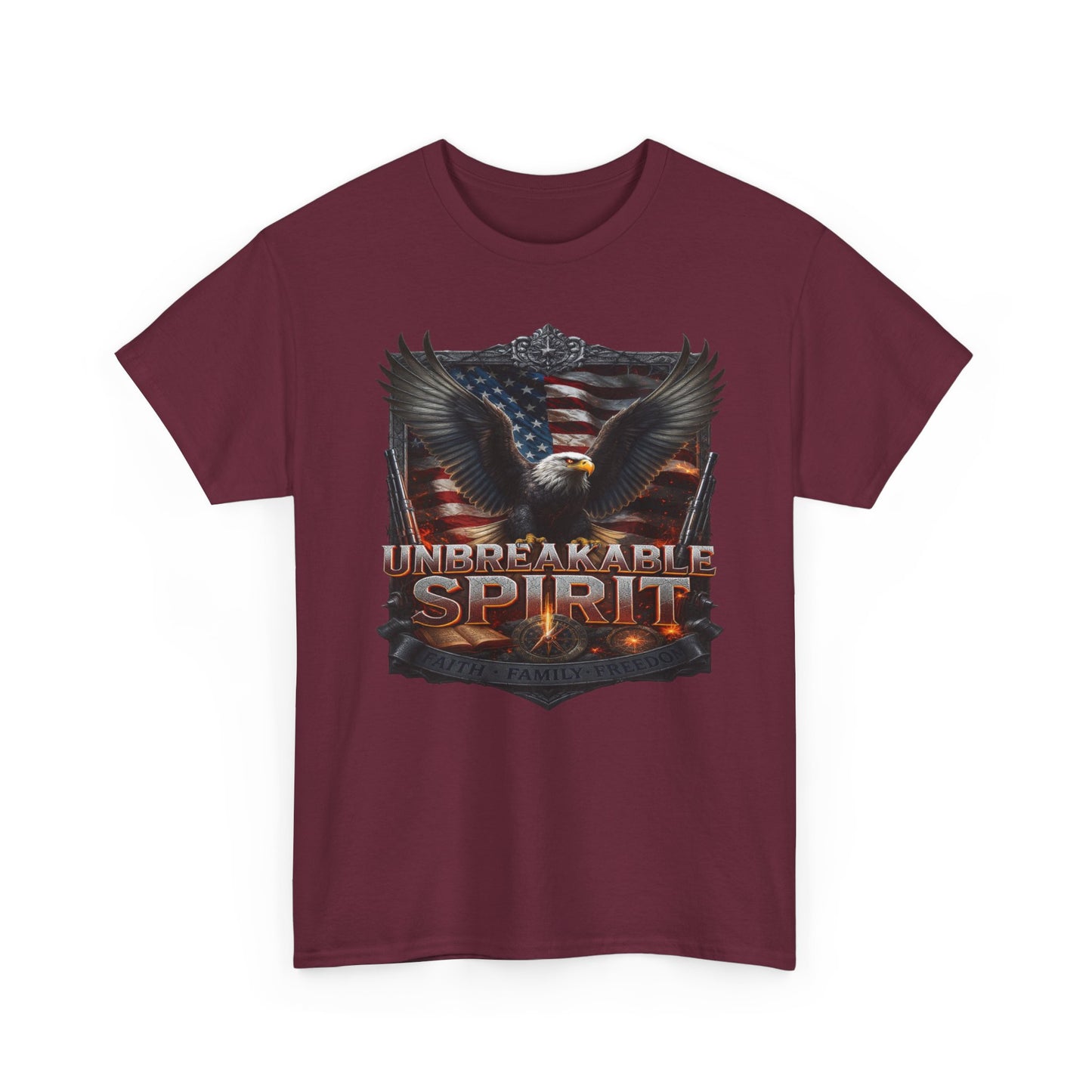 Unbreakable Spirit Tee – American Strength & Freedom Graphic Shirt