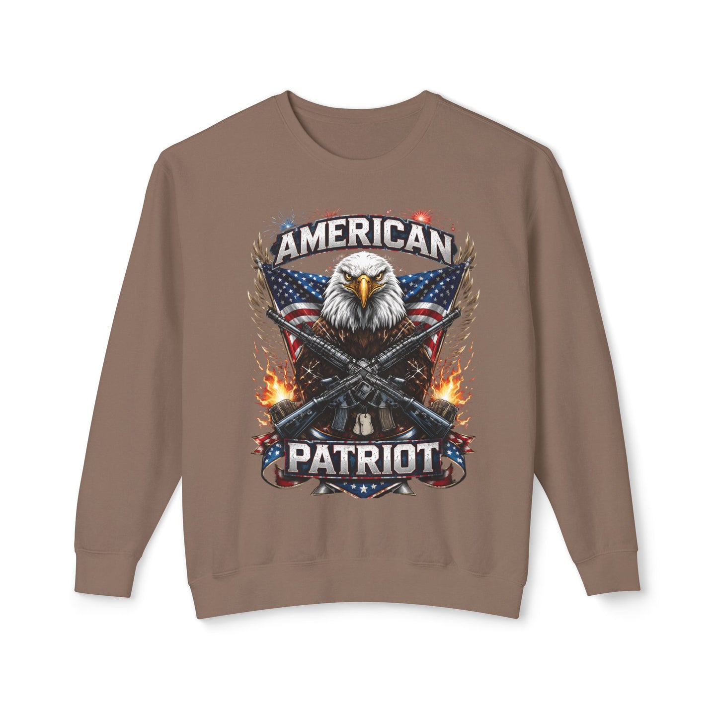 Patriotic Eagle Shirt – American Flag Graphic Tee for Men | American Patriot Sweatshirt