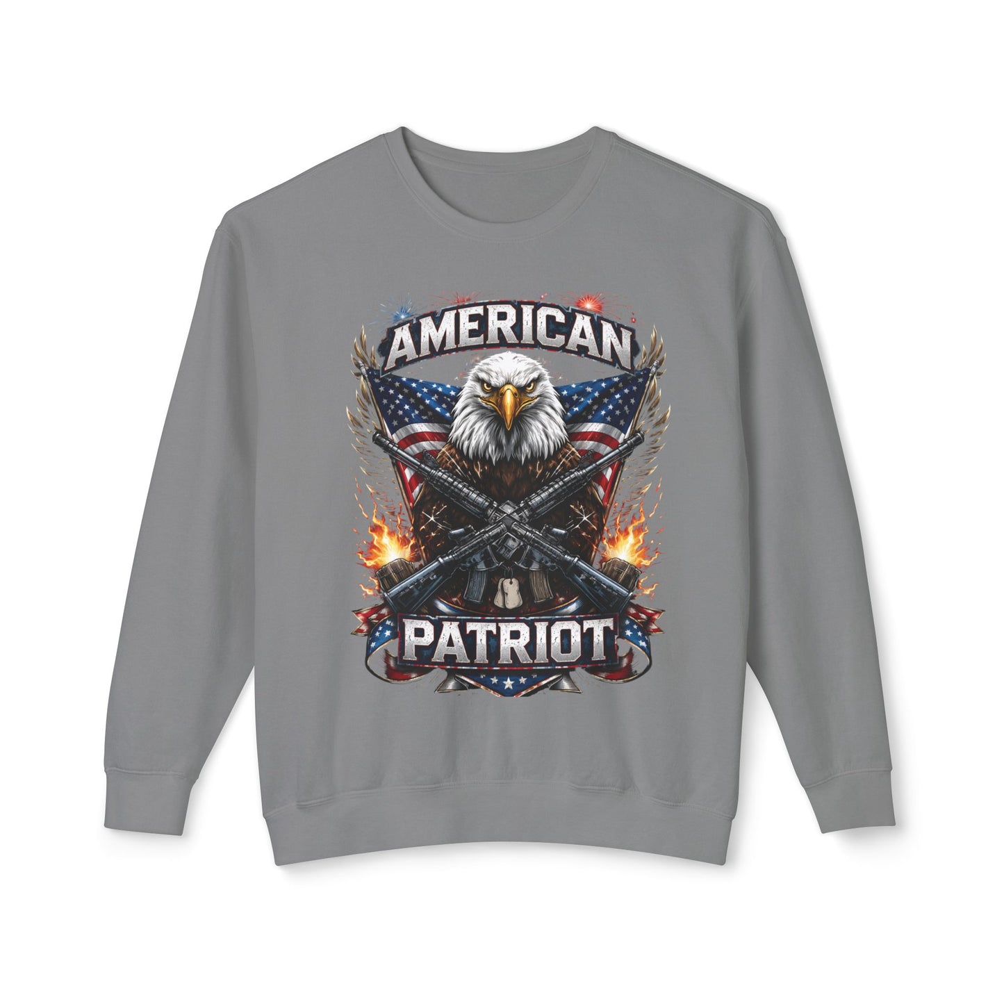 Patriotic Eagle Shirt – American Flag Graphic Tee for Men | American Patriot Sweatshirt