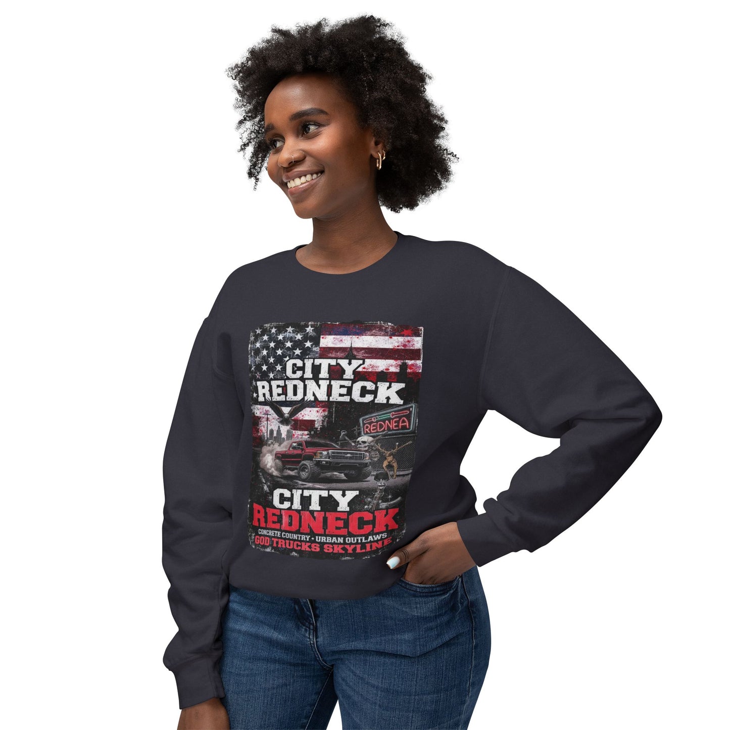 City Redneck Sweatshirt – Concrete Country. Urban Outlaw.