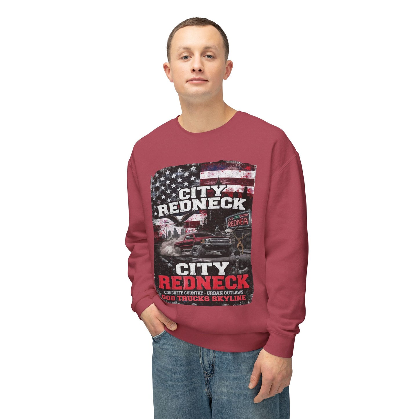 City Redneck Sweatshirt – Concrete Country. Urban Outlaw.