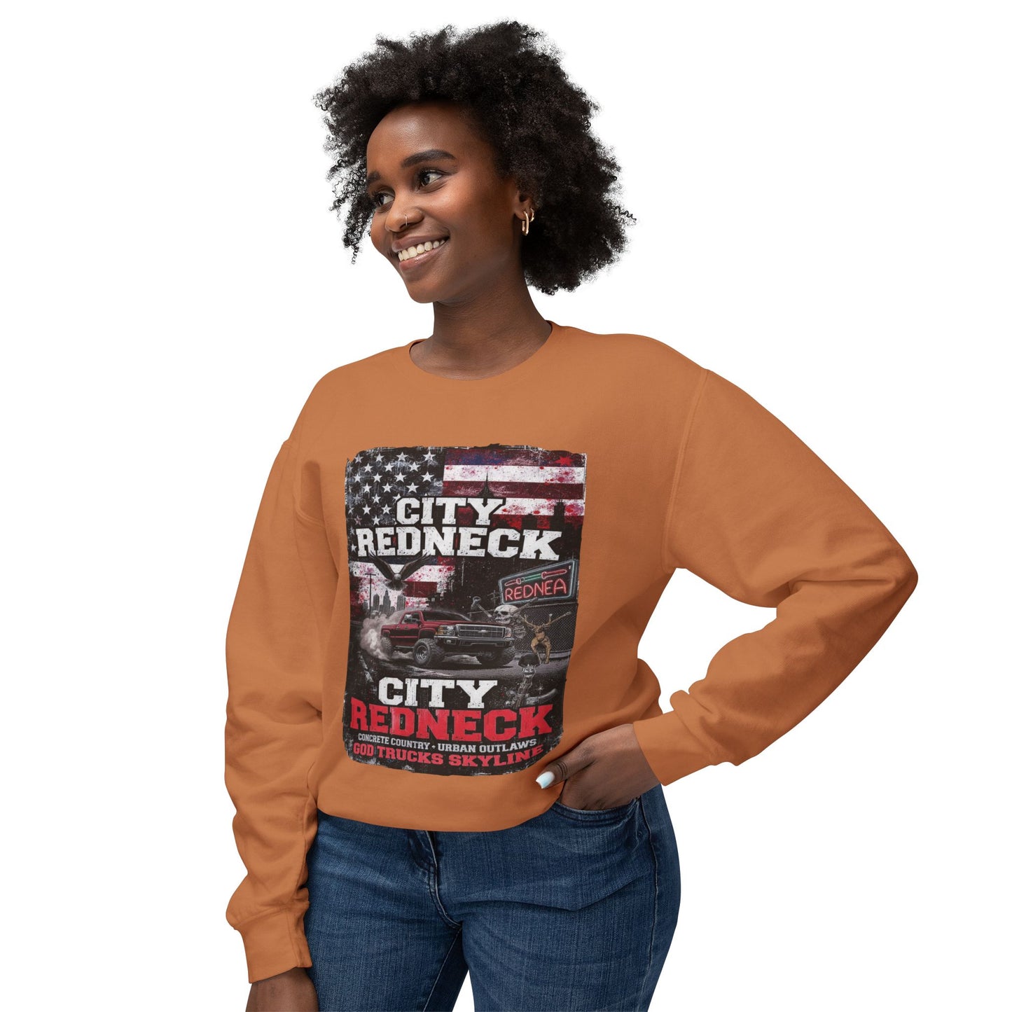 City Redneck Sweatshirt – Concrete Country. Urban Outlaw.