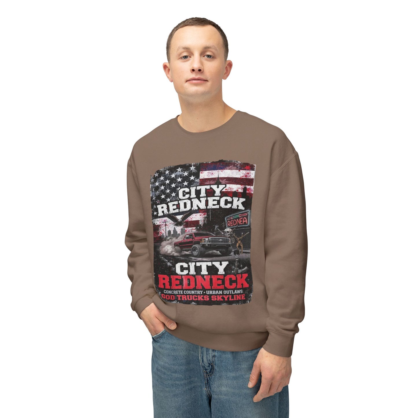 City Redneck Sweatshirt – Concrete Country. Urban Outlaw.