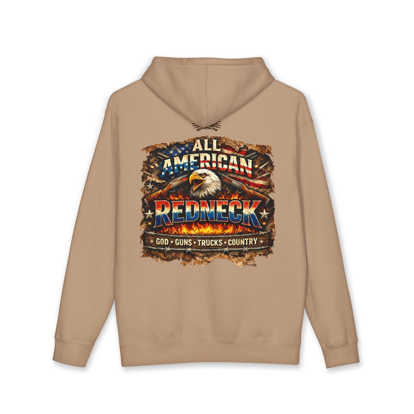 All American Redneck Hoodie – Built Loud, Worn Proud U.S.A.