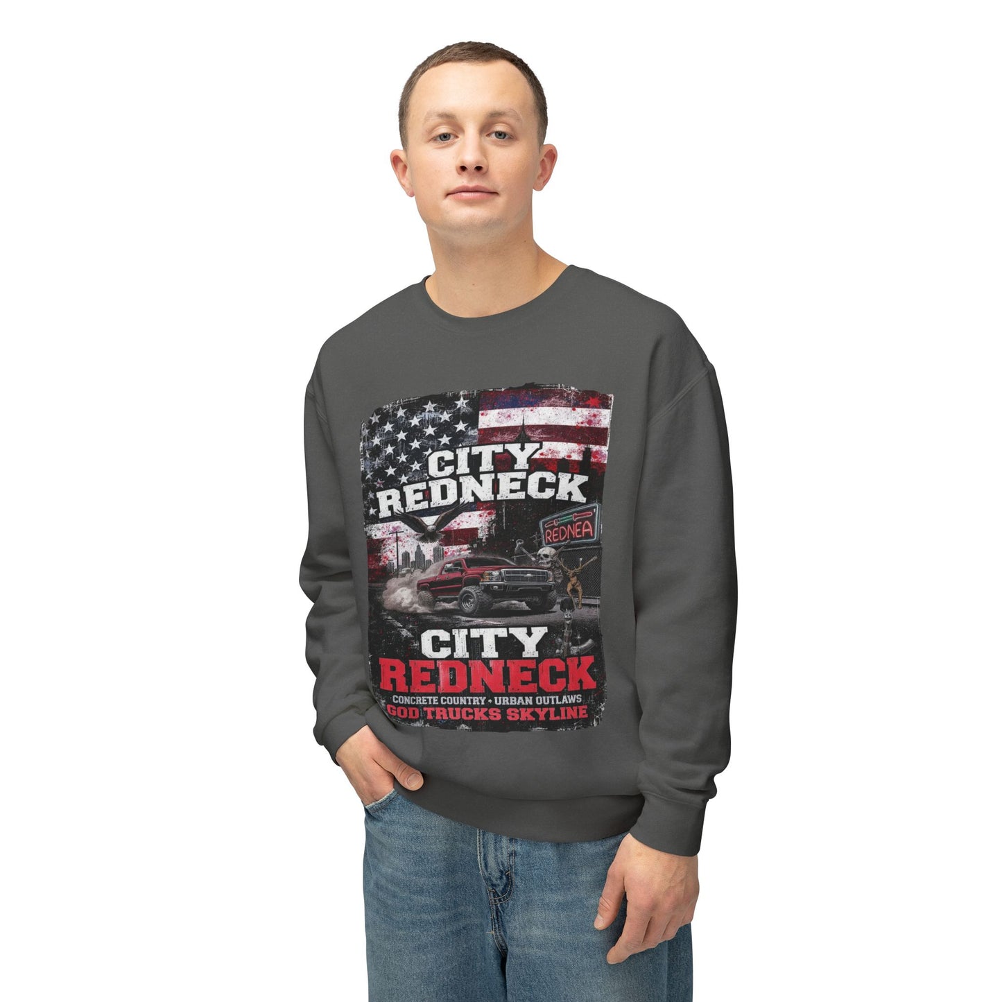 City Redneck Sweatshirt – Concrete Country. Urban Outlaw.