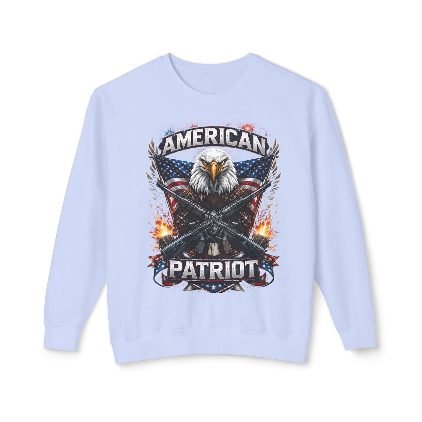 Patriotic Eagle Shirt – American Flag Graphic Tee for Men | American Patriot Sweatshirt