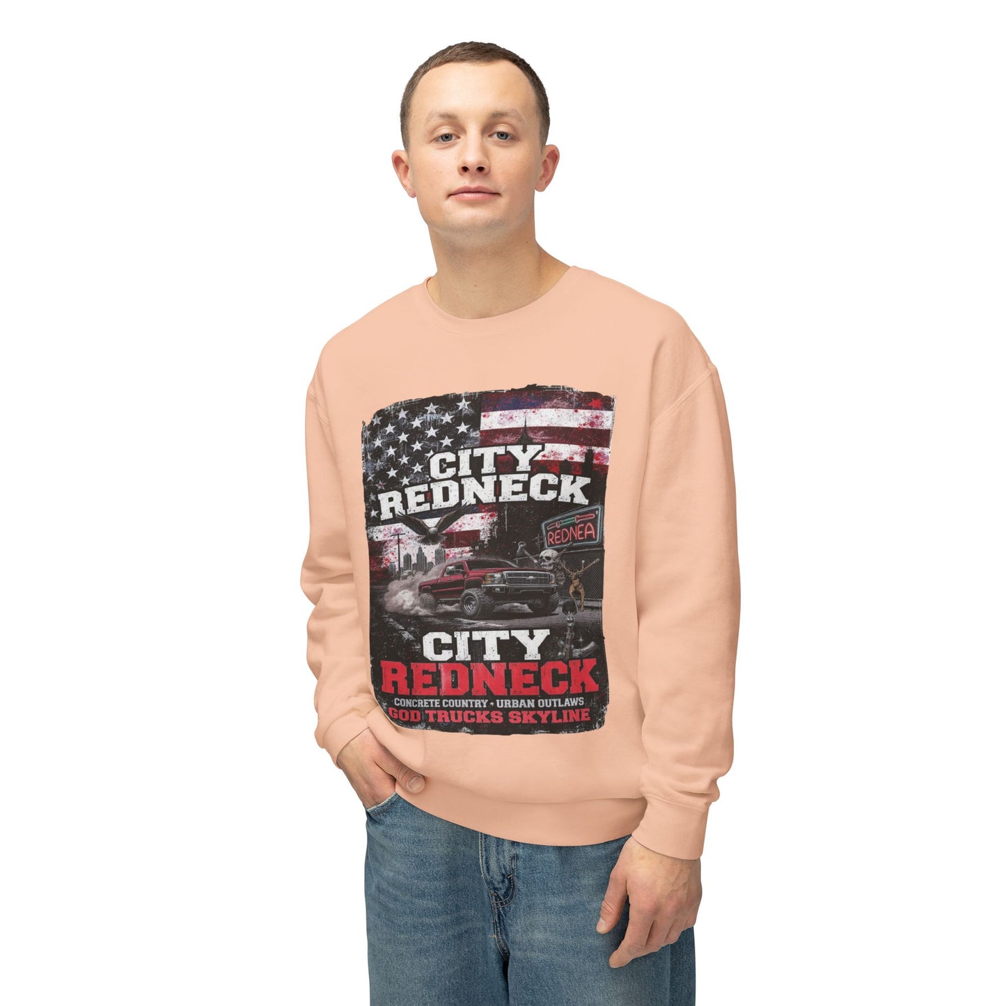 City Redneck Sweatshirt – Concrete Country. Urban Outlaw.