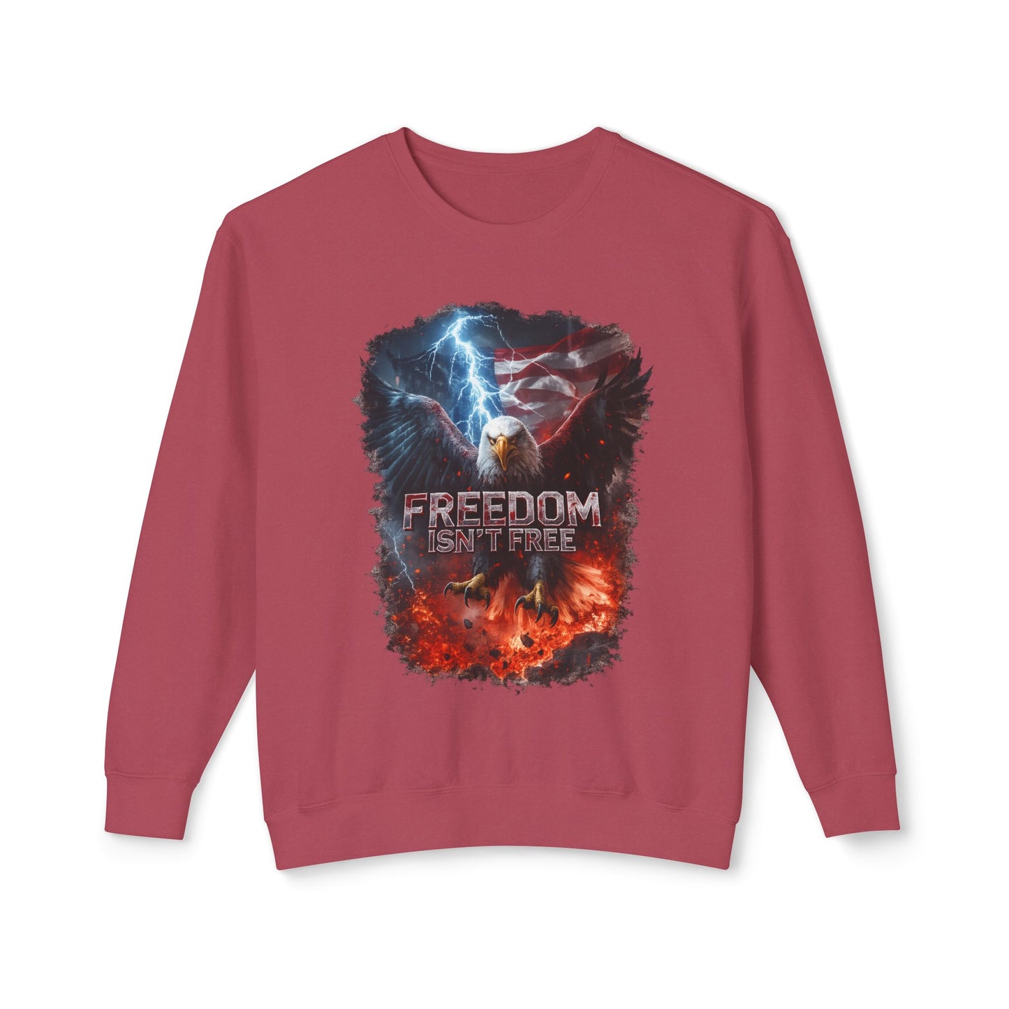 FREEDOM ISN’T FREE – American Eagle Patriotic Sweatshirt