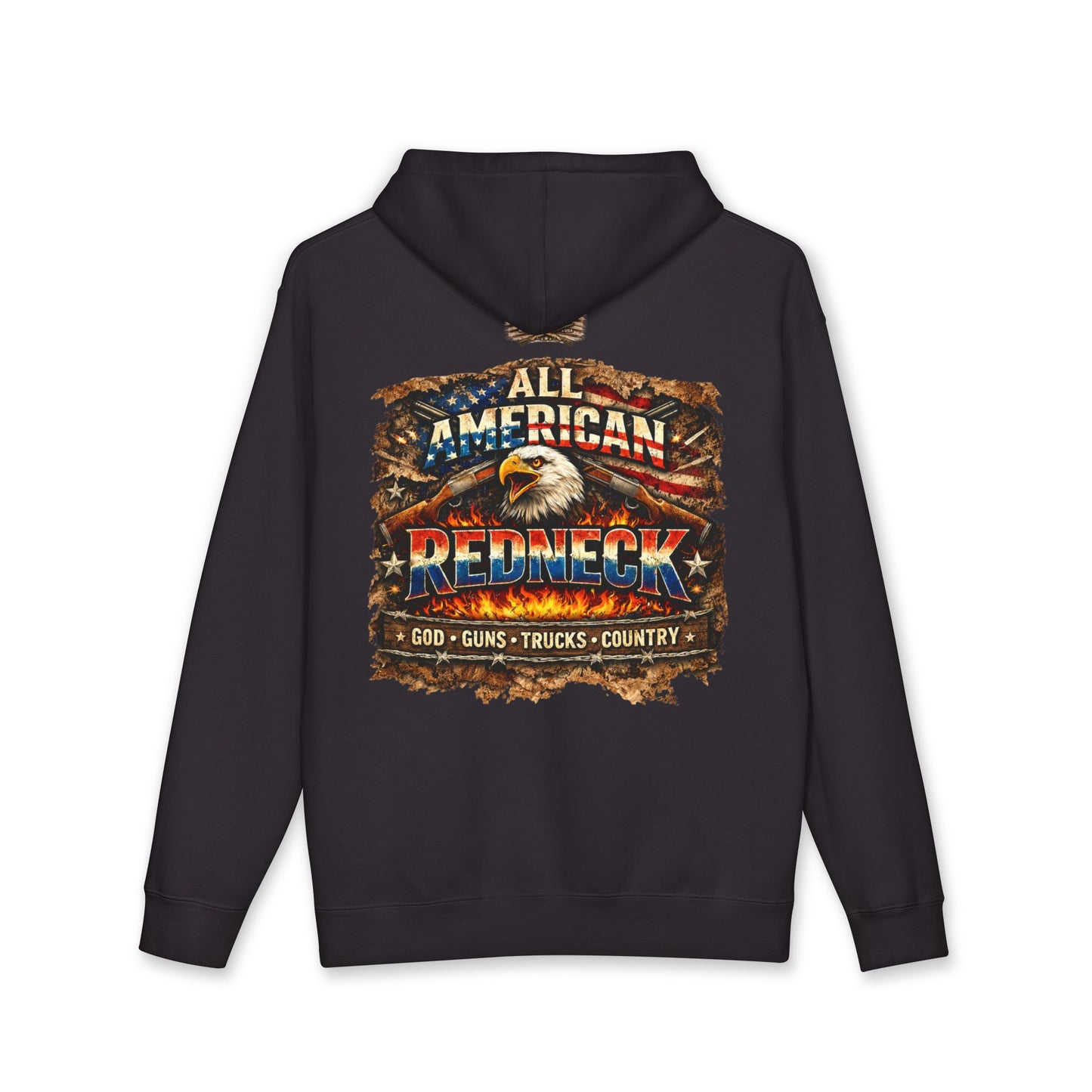 All American Redneck Hoodie – Built Loud, Worn Proud U.S.A.