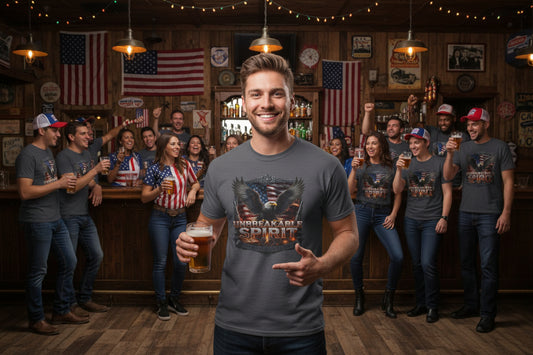 Unbreakable Spirit Tee – American Strength & Freedom Graphic Shirt